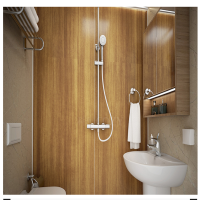 Hotel use prefabricated modular bathroom design wc toilet shower POD