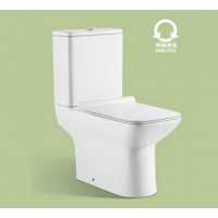 YYU bathroom rimless new design two piece toilet to Russia