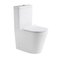 Toilet Manufacturer P-trap Floor Mounted Rimless Two Piece Australian Round Shape Toilet