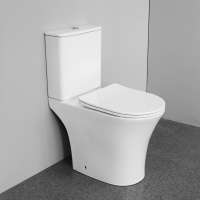 Dual-flush australian standard watermark ce certificates P trap floor mount chinese wc bathroom two piece ceramic rimless toilet