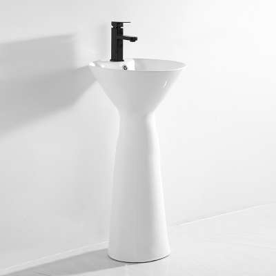 XE303 High Quality Bathroom Sanitary Ware Ceramic Wash Basin Pedestal