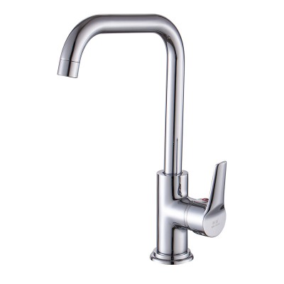 High Quality Single Handle Chrome Plated Basin Taps One Hole Bathroom Tap