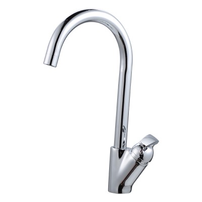 LOW MOQ Chrome Plated Copper Durable Single Handle Bathroom Kitchen Mixer Faucet