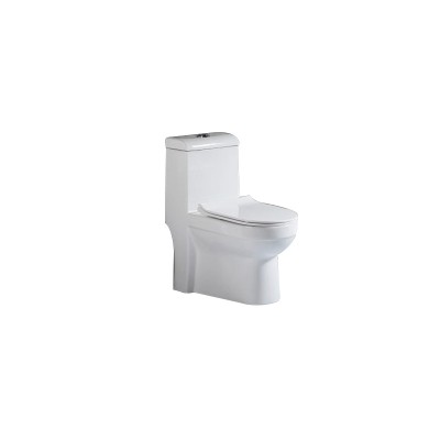 One Piece S-trap Ceramic Bowl Toilet Bathroom Toilet